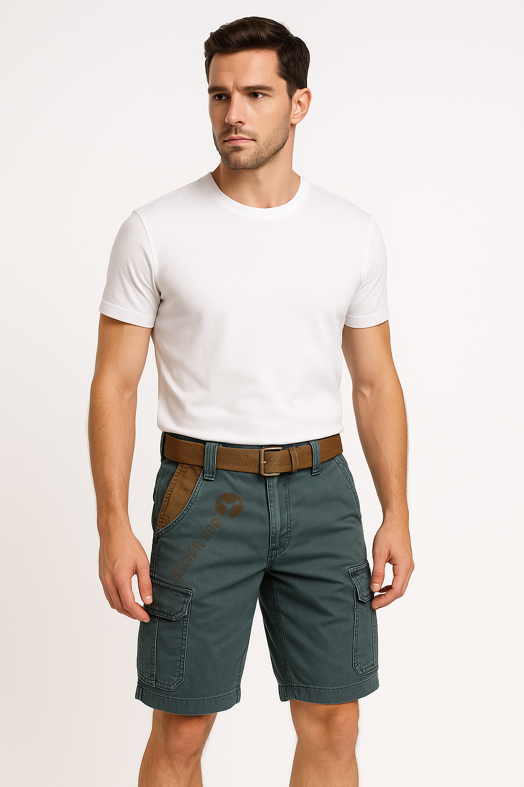 Heren cargo shorts met ruime zakken – William
