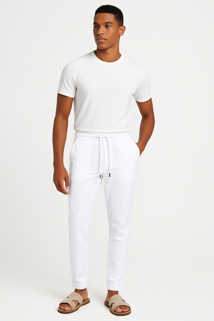 Luchtige heren sportbroek met trekkoord voor zomercomfort – Liam