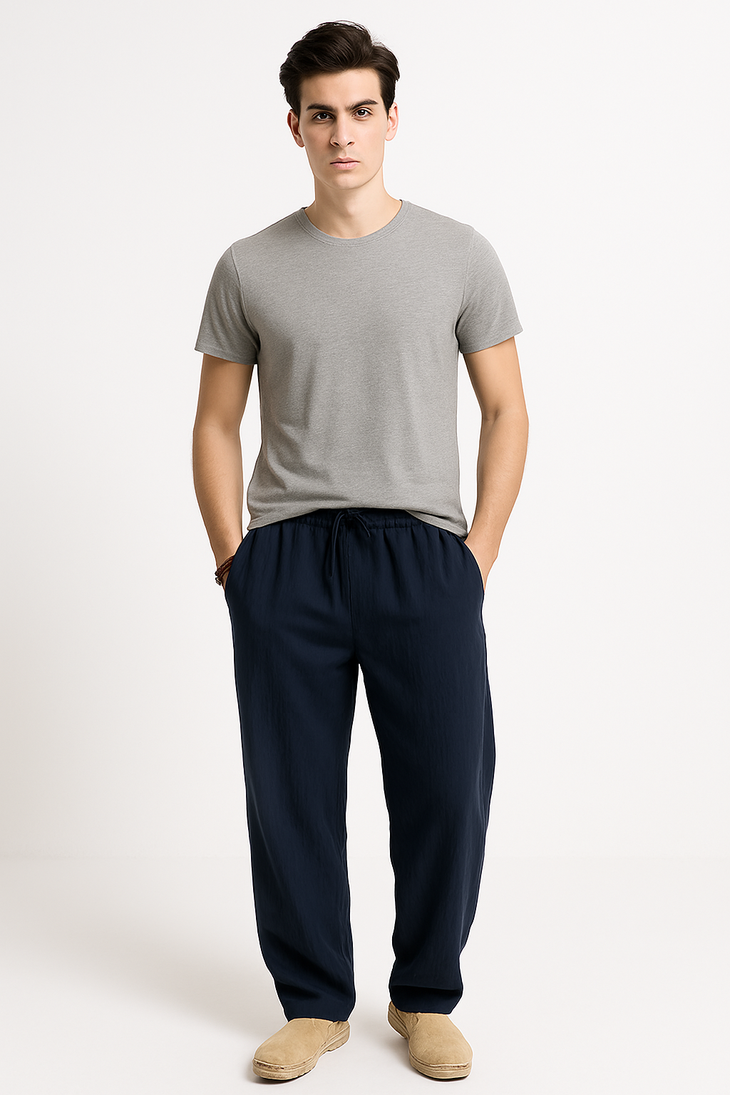 Linnen herenbroek voor zomerse dagen en comfort – Jasper