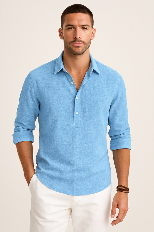Linnen Herenoverhemd Casual Comfort & Luxe – Lars