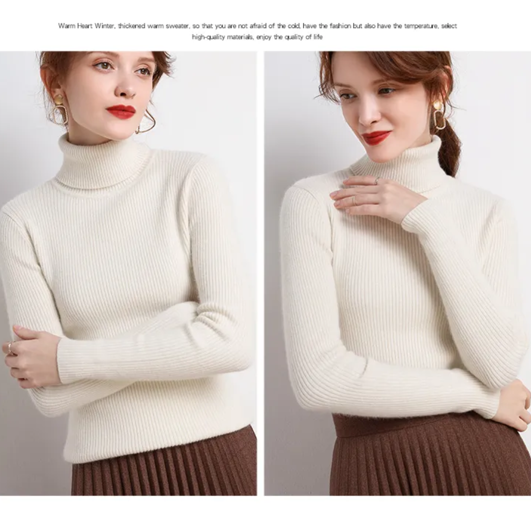 Luxe kasjmier coltrui met tijdloos design – Lorrie