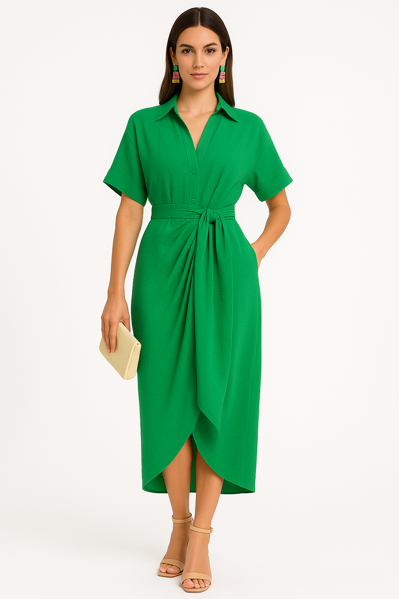 Minimalistische Elegante Damesjurk voor Elk Seizoen – Macy