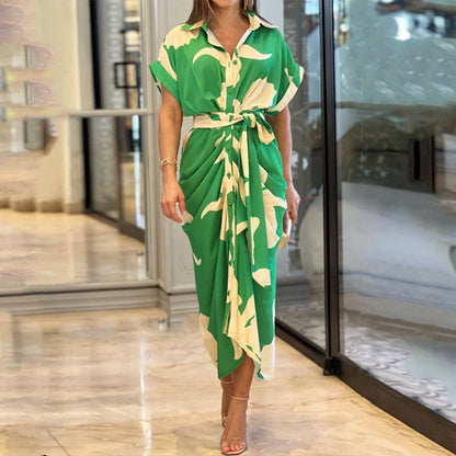 Wikkel maxi jurk met elegante pasvorm en comfort – Sophie