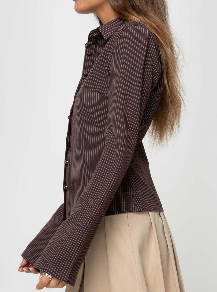 Elegante Gestreepte Blouse voor Vrouwen - Sofia
