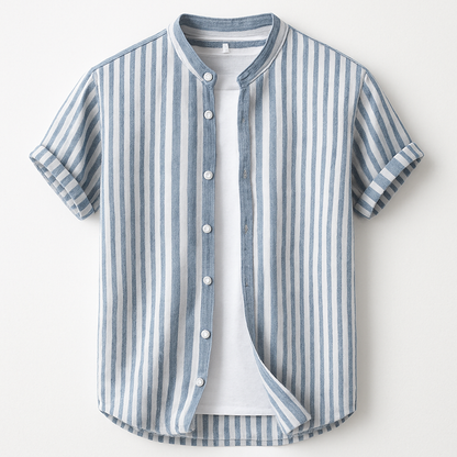 Linnen Overhemd Heren – Zomer, Streep & Casual | Calviro