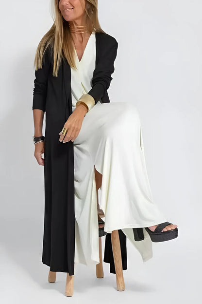 Lange dames jurk elegant ademend flatterend – Lyvazza
