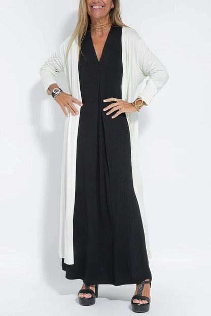 Lange dames jurk elegant ademend flatterend – Lyvazza